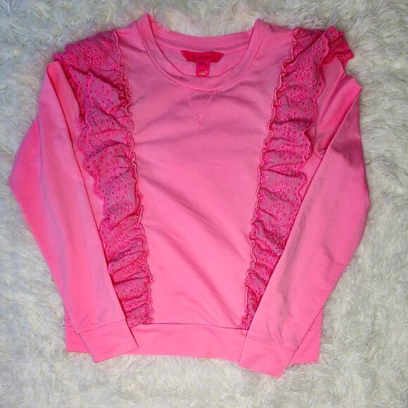 Lilly Pulitzer Deva Sweatshirt "Pink Shandy" - Picture 1 of 7